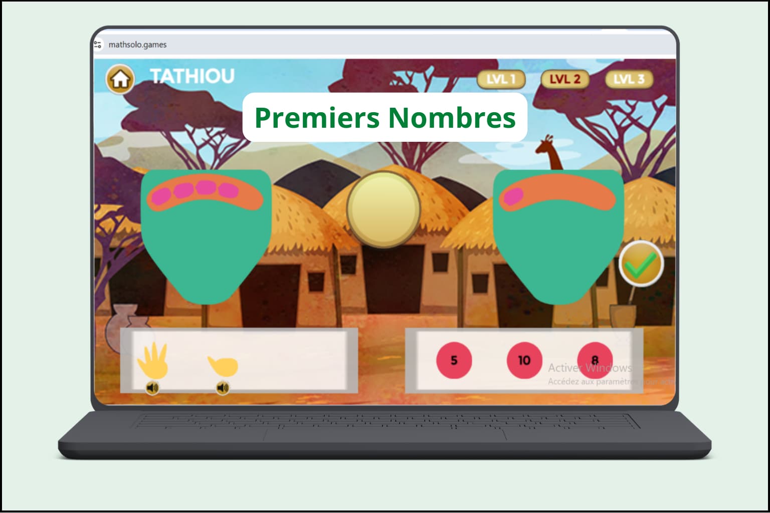 Activité 1 : Acquisition des nombres