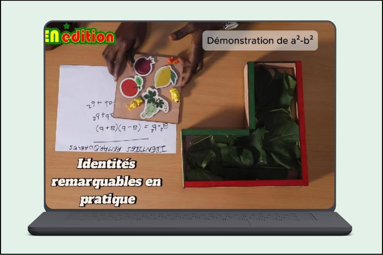 Les identités remarquables : a² – b²