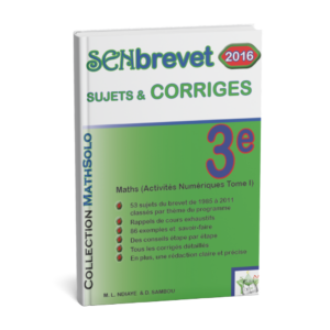 Annale activités numériques 3eme